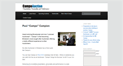 Desktop Screenshot of campoauction.com
