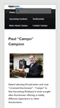 Mobile Screenshot of campoauction.com